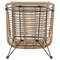 Manhattan Comfort Antibes 1.0 Steel Rattan 3-Piece Patio Conversation Set with Cushions in Cream OD-CV010-CR - alternate 10